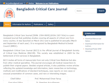 Tablet Screenshot of bsccmjournal.org